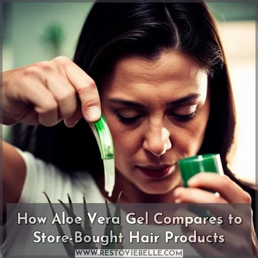 How Aloe Vera Gel Compares to Store-Bought Hair Products