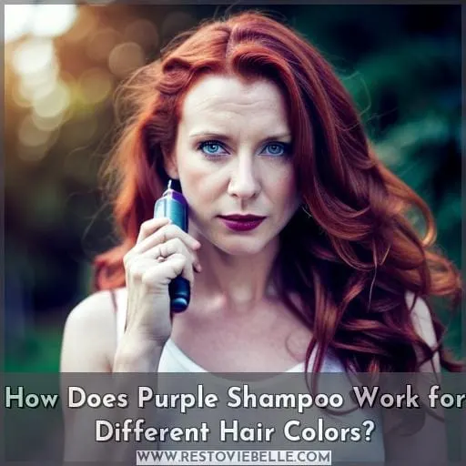 How Does Purple Shampoo Work for Different Hair Colors