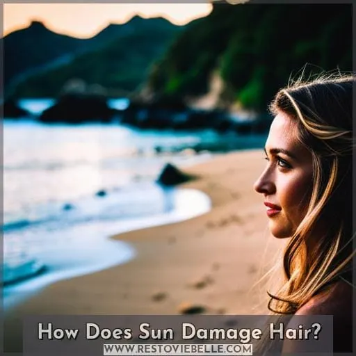 How Does Sun Damage Hair