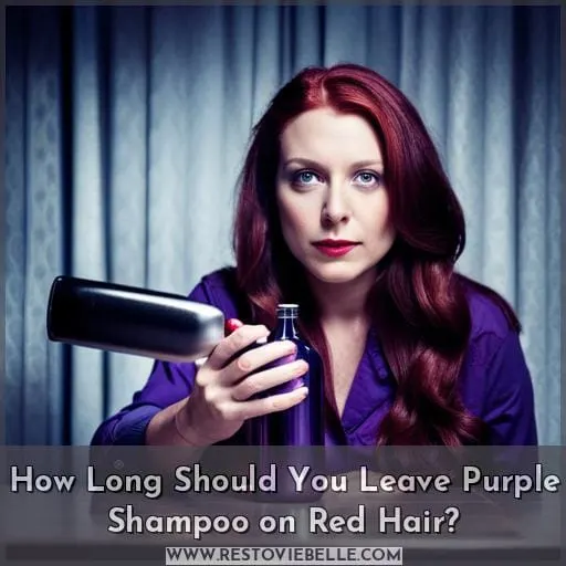 How Long Should You Leave Purple Shampoo on Red Hair
