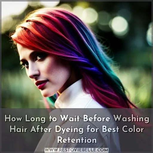 how long to wait to wash hair after dyeing