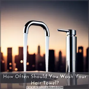 how often should i wash my hair towel
