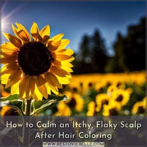 How to Calm an Itchy, Flaky Scalp After Hair Coloring