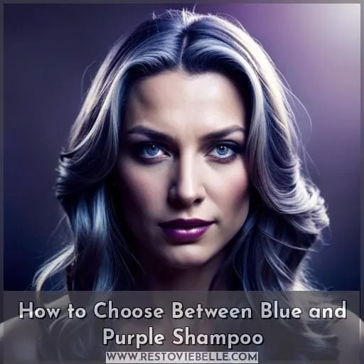 How to Choose Between Blue and Purple Shampoo