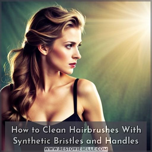 How to Clean Hairbrushes With Synthetic Bristles and Handles