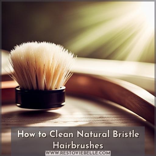 How to Clean Natural Bristle Hairbrushes
