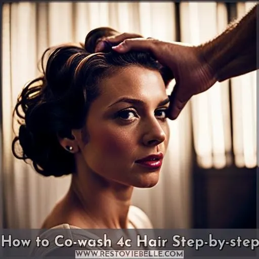 How to Co-wash 4c Hair Step-by-step