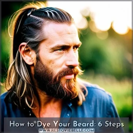 how to color a beard