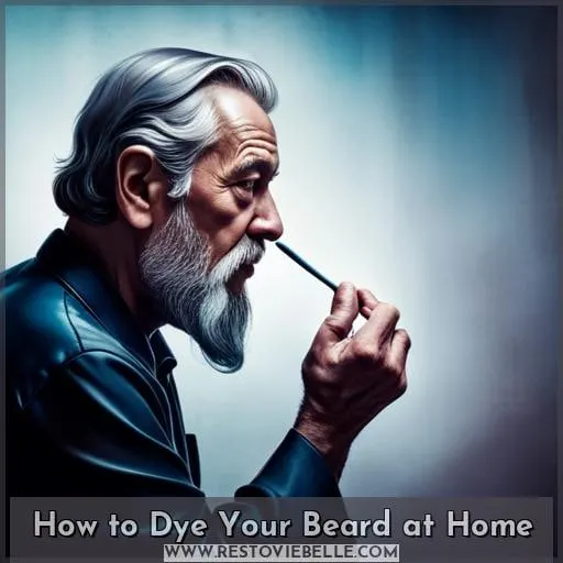 how to color beard at home