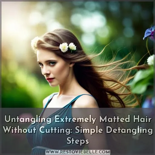 how to detangle severely matted hair