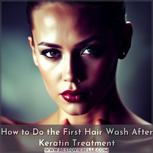How to Do the First Hair Wash After Keratin Treatment