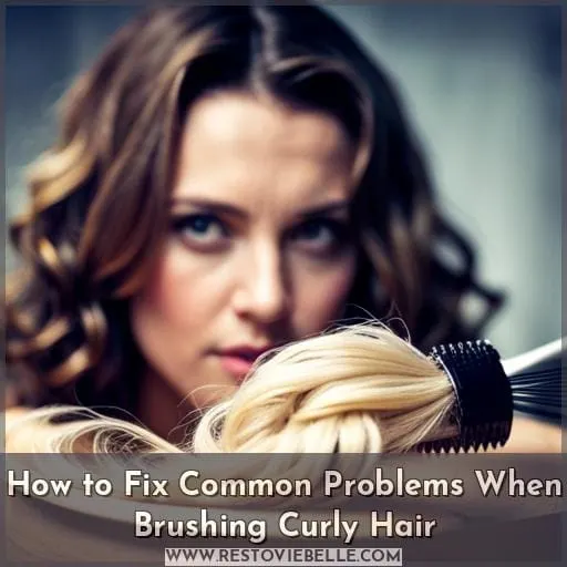 How to Fix Common Problems When Brushing Curly Hair