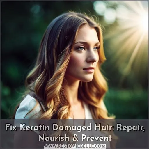 how to fix keratin damaged hair