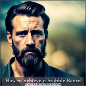 how to get stubble beard