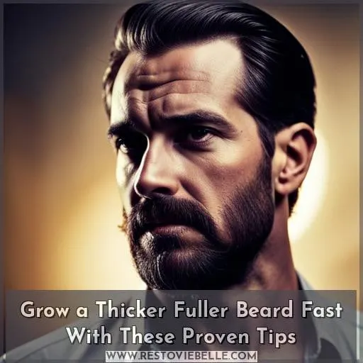 how to grow thicker beard