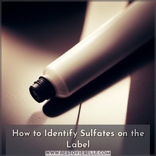 How to Identify Sulfates on the Label