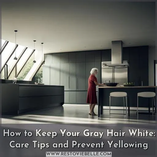 how to keep your grey hair white