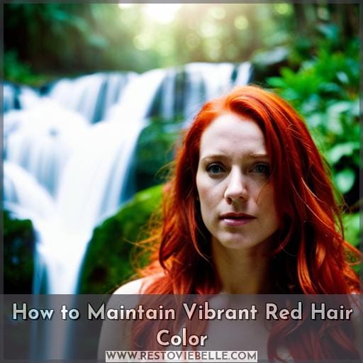How to Maintain Vibrant Red Hair Color
