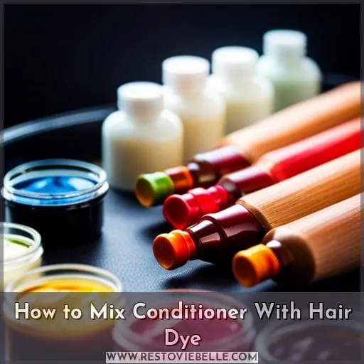 How to Mix Conditioner With Hair Dye