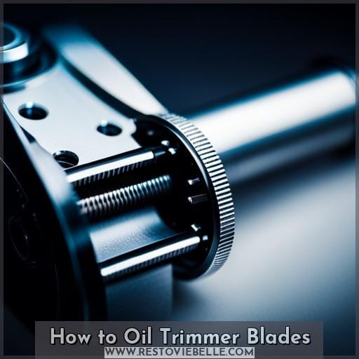 How to Oil Trimmer Blades