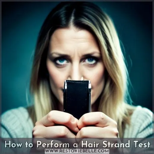 How to Perform a Hair Strand Test