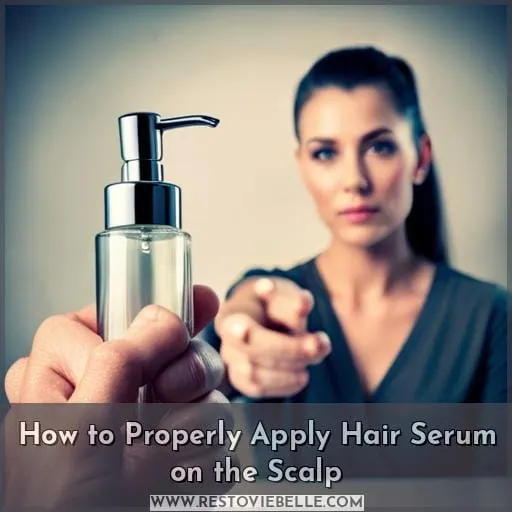 How to Properly Apply Hair Serum on the Scalp