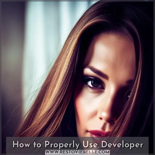 How to Properly Use Developer