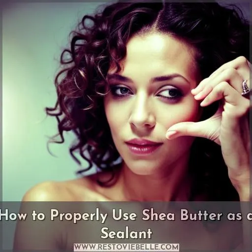 How to Properly Use Shea Butter as a Sealant