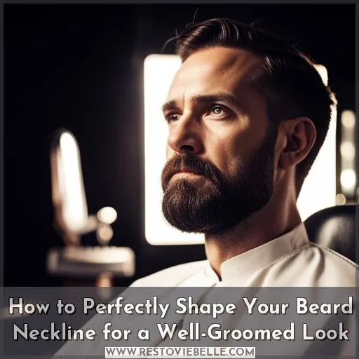 how to shape your beard neckline