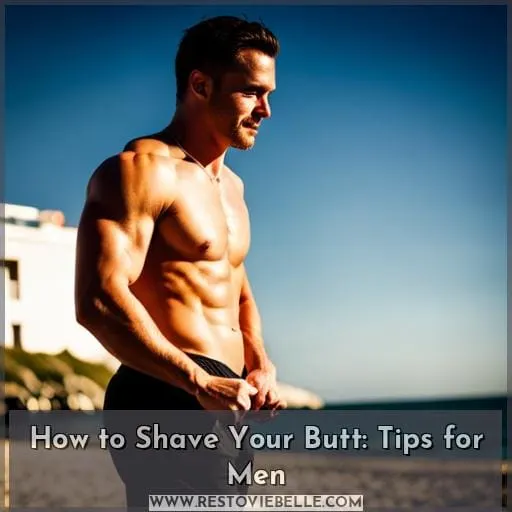 how to shave butt men