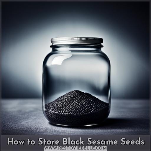 How to Store Black Sesame Seeds