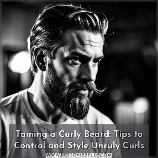 how to tame a curly beard