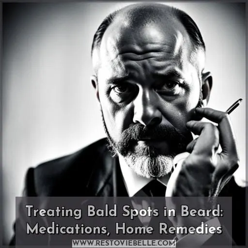 how to treat bald spot in beard