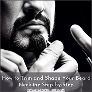 how to trim neck beard