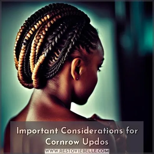 Important Considerations for Cornrow Updos