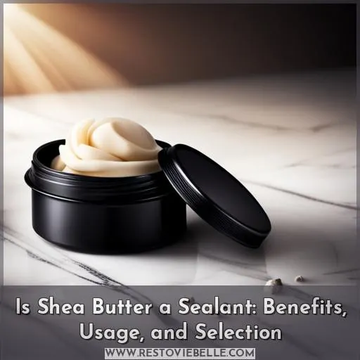 is shea butter a sealant