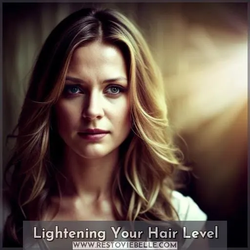 Lightening Your Hair Level