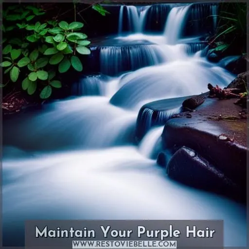 Maintain Your Purple Hair