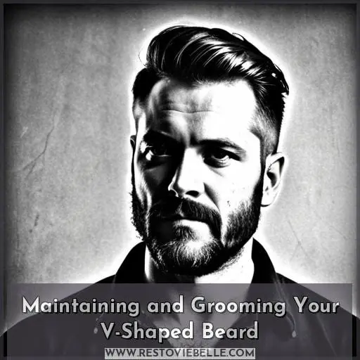 Maintaining and Grooming Your V-Shaped Beard