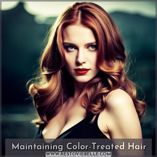 Maintaining Color-Treated Hair