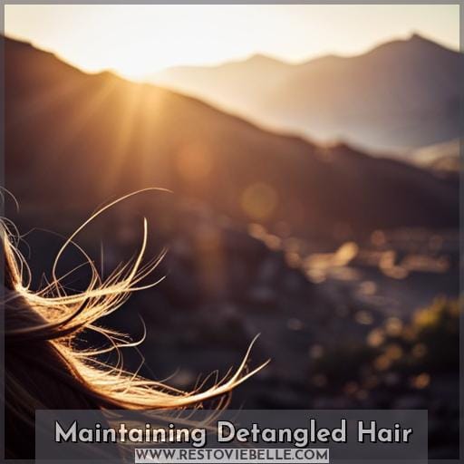 Maintaining Detangled Hair Maintaining Detangled Hair