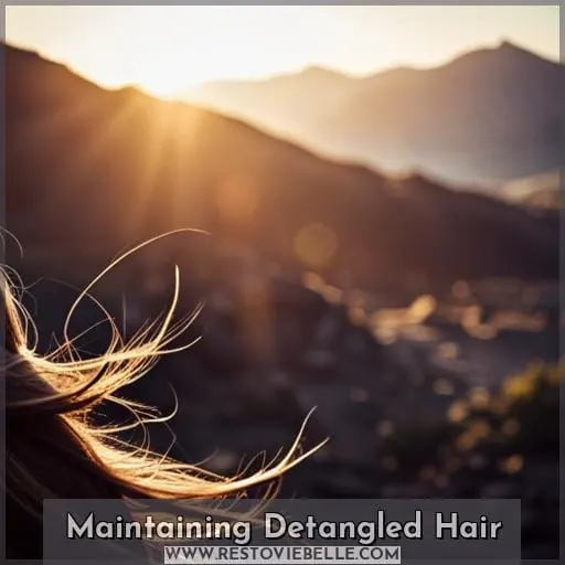 Maintaining Detangled Hair