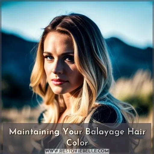 Maintaining Your Balayage Hair Color