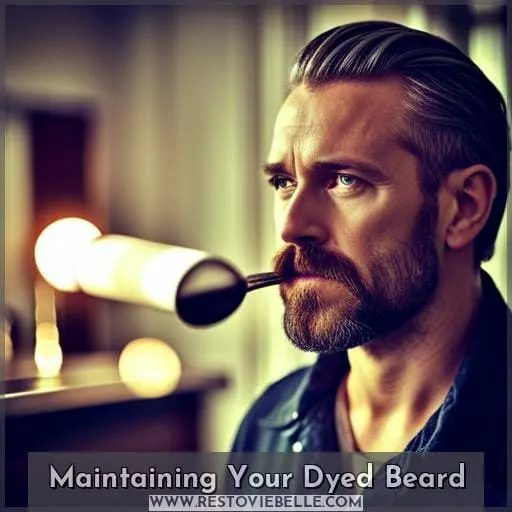 Maintaining Your Dyed Beard