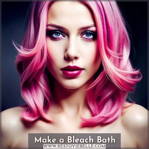 Make a Bleach Bath