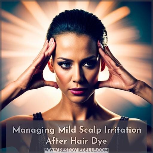 Managing Mild Scalp Irritation After Hair Dye