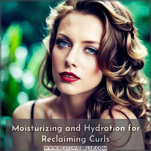 Moisturizing and Hydration for Reclaiming Curls