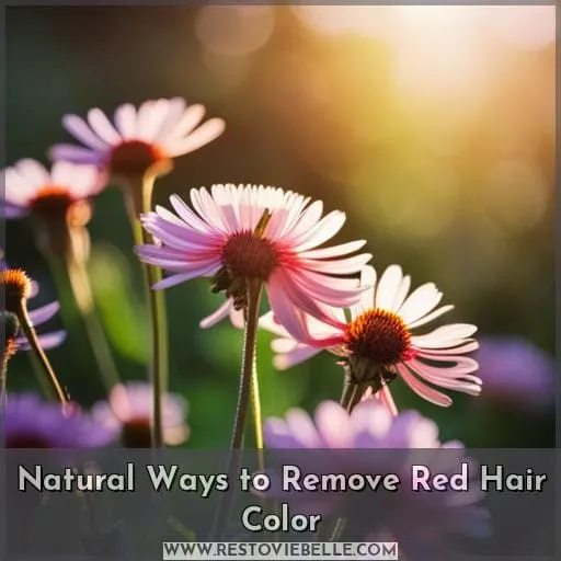 Natural Ways to Remove Red Hair Color