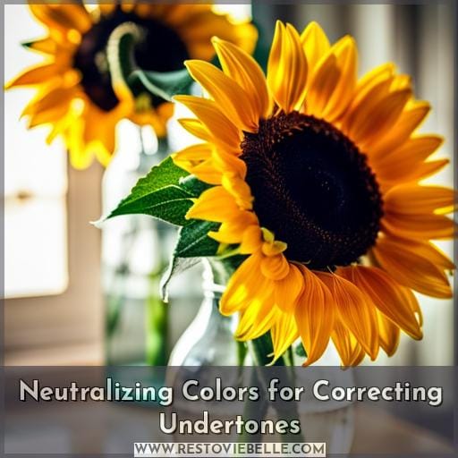 Neutralizing Colors for Correcting Undertones
