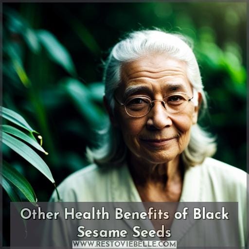 Other Health Benefits of Black Sesame Seeds